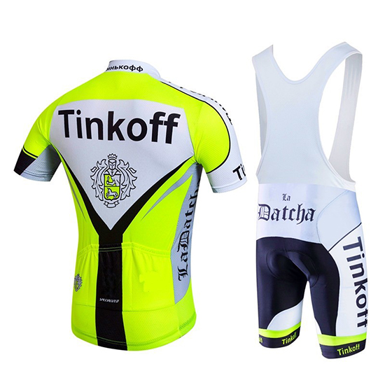 Maglia Tinkoff Manica Corta 2017 aceso verde